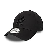 New Era New York Yankees MLB League Essential Black on Black 9Forty Cap - One-Size