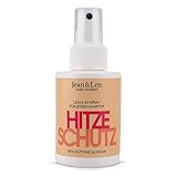 Jean & Len Hitzeschutz Leave-In Spray, für jeden Haartyp, schützt das Haar vor Hitzeschäden bis 220°C, Anti-Frizz-Formulierung, Heat Protection, ohne Parabene & Silikone, vegan, 100 ml