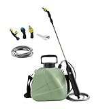 Akkubetriebener Sprüher | 4 Liter Unkrautvernichter | Gartensprüher Mit Verstellbarer Düse Für Garten Gewächshaus Fenster Terrassen Unkrautbekämpfung