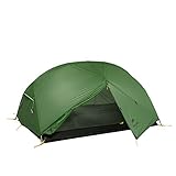 Naturehike Mongar Ultraleichte 2 Personen Zelt 210T Silikon Doppelten Camping Zelt (210T Waldgrün)