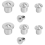 Levemolo 2 Stück Dübelstifte aus Stahl Hochfeste Möbelverbindungs Pins für Holzarbeiten Praktisches Ausrichtungswerkzeug für Holzprojekte