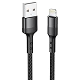 iPhone-Ladegerät, 1 m, Lightning-Kabel, MFi-zertifiziert, Nylon, geflochten, Kabel, Ladegerät, iPhone, Schnellladekabel, für iPhone 14 13 12 11 Pro Max Mini XS XR X 8 7 6 6s SE, iPad