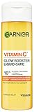 Garnier Vitamin C* Glow Booster Liquid Care – pflegendes Gesichtsfluid mit Vitamin C* für mehr Feuchtigkeit und eine strahlende Haut, 120 ml