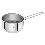 Zwilling BSF Stieltopf Bordeaux 16 cm 1,5 L – Edelstahl Kochtopf silber mit Innenskalierung (0,5 l / 1 l), Stielkasserolle, Induktion geeignet, spülmaschinenfest, Saucepan