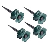 JOINPAYA 4 Stück Teiliges Gartenschlauch Führungsrollen aus Robuste Wasser Schlauch Halterung mit Erdspießen Installieren Vielseitig als Schlauchführung und Pflanzenschutz für Garten und