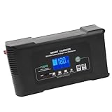 SUNGOOYUE Golfwagen-Batterieladegerät, 36 V, 18 A, 48 V, 13 A, Automatisches Erhaltungsladegerät mit LCD-Display und Intelligenter Überwachung für Lithium-AGM-Gel-EFB-MF-Batterien (EU-Stecker