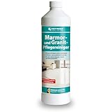 HOTREGA Marmor und Granit Pflegereiniger 1 Liter | Konzentrat für streifenfreie Natursteinpflege | Ideal für Marmor & polierte Granitoberflächen
