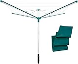 Leifheit Wäschespinne Linomatic 500 Deluxe Cover mit...