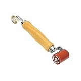 HSS® Premium Kombi Roller Silikon Andrückrolle & Metall Eckenroller - ergonomischer Holzgriff für Häufig-Verarbeiter/innen