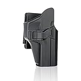 efluky HK Gürtelholster Holster Pistole HK USP Holster Fit H&K USP 9mm/.40 Full Size, Belt Clip 60° Einstellbar