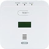 ABUS Kohlenmonoxid-Warnmelder COWM510 - CO-Melder mit 85 dB lautem Alarm, Prüftaste, 10-Jahres-Sensor & LCD Display - Weiß
