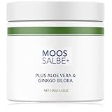 Moossalbe Plus, Moossalbe Gesicht Falten Testsieger, Antifaltencreme Soforteffekt, Moossalbe gegen Mundfalten, Aktiv Hautreparatur Moossalbe Plus, Mooscreme mit Aloe Vera gegen Falten, 100ml (1)