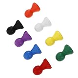 ARTIBETTER Bunte Holz Spielfiguren 10 Stück Schachfiguren Ersatzteile für Brettspiele Glatt Poliert Robust für und Erwachsene bei Gesellschaftsspielen