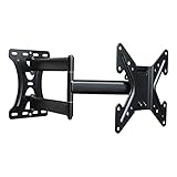 An der Wand montierte dreiarmige TV-Halterung, voll beweglich, schwenkbar, neigbar, ausziehbar, drehbar, für die meisten 26-55-Zoll-LCD-Fernseher, hält bis zu 30 kg