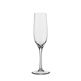 Leonardo Ciao+ Sektglas 6er Set, Prosecco-Gläser mit gezogenem Stiel, spülmaschinenfeste Sekt-Kelche, Höhe 22,5 cm, 190 ml, 061445