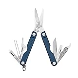 Leatherman Micra – Edelstahl-Multitool mit Federschere und 9 weiteren Utensilien für den Alltag – Ideal für den Schlüsselbund – Cherry