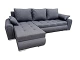 Ecksofa mit Schlaffunktion RELAX in der Farbe grau