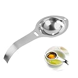 Eiertrenner Edelstahl, Eigelbtrenner, Eiweiß Eidotter Trenner Mit Griffen Egg Separator Stainless Steel Eidottertrenner Eiweißtrenner Backwerkzeug Für Trennen Von Eiweiß Und Eigelb