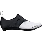 Fizik Powerstrap R4 Unisex-Erwachsene Triathlon-Schuhe, Weiß/Schwarz, 43