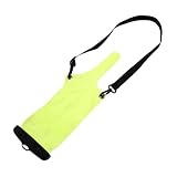 GALPADA Wasserdichte Tragbare Funkgerät Schutzhülle mit Verstellbarem Ärmelschutz und Leine und Regenfest für Outdoor Einsätze Kompatibel mit Modellen Fluoreszierend Gelb