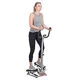 Sunny Health & Fitness Smart Twist Stair Stepper mit Lenker, Mini Stepper für Bewegung Low-Impact, platzsparend - SF-S020027