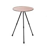 Psdndeww Dreibeiniger Runder Tisch Outdoor Campingtisch Klappbarer Runder Tisch Aus Aluminiumlegierung Teleskop Esstisch Picknicktisch