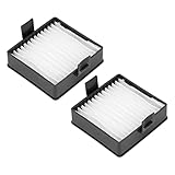 2 Stück HEPA-Filter-Staubsauger Teil für Ryobi P712 P713 P714K, Hohe Effizienz, ABS-Material, aus Gezeichnete Verarbeitung, Zubehör, mit Hoher Filtration Effizienz, Passend für