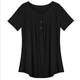 Tshirt Damen Oversize große größen sexy Tunika Damen Sommer lang Damen Bluse elegant leinenbluse Damen große größen top Damen sexy Green t-Shirt Damen Oversize Langarmshirt Damen Baumwolle