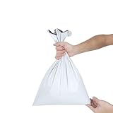 JOSUR 50 Stück Versandtaschen aus Kunststoff, for Express-Umschlag-Aufbewahrungstaschen, weiße Versandtaschen, Selbstklebende, versiegelte Aufbewahrungstasche(20x30cm)