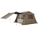 Naturehike Village 6.0㎡ Familienzelt Pop Up Zelt Hauszelt Camping Zelt Campingzelt für 3-4 Personen Großes Tunnelzelt mit 2000mm Wassersäule