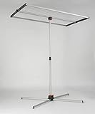 Juwel Wäschetrockner Swing 200 (für bis zu 2 Waschmaschinenladungen, Aufhängelänge 18,9 m, Standtrockner mit Höhenverstellung 100-175 cm, schwenkbar, für lange Wäsche) 30014