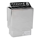 SEVEQIS Dampfgenerator, 6000 W elektrischer Saunaofen, Nass-Trocken-Saunaofen, Edelstahlofen for Zuhause, Hotel, Bad, Dusche, Spa