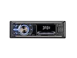 Caliber Autoradio - Auto Radio mit USB-Ladegerät - Aux In - DAB - DAB Plus - FM - SD - USB - Mit Fernbedienung - RCA-Ausgang - Schwarz - 1 Din