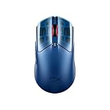 HyperX Pulsefire Haste 2 S Kabellose Gaming-Maus, Magnesiumgehäuse, Ultra-leicht, 64 g, Akku 120 h, Glass Skates, 26 K Sensor, Blau