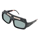 Generisch Schweißbrille Mit Automatischer Abdunkelung | Arbeitsschutzbrille Mit Natürlicher Farbwiedergabe | Tragbarer Schutzschild Für Damen Löten Lichtbogenschneiden Metallschweißen Schutz