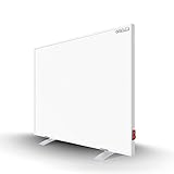 Byecold Infrarotheizung Standgerät Standfüßen 300 Watt, Infrarot Elektroheizung, Heizkörper Heizplatte Heizpaneel, Energiesparend Überhitzungsschutz