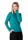 Style & Republic Kaschmir Pullover-Damen elegant aus 100% Cashmere - Dein kuscheliger Premium Strickpullover für stilvolle Herbst- & Winter-Momente - baikal M