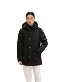 TOM TAILOR Herren Artic Parka 1032495, 29999 - Black, M