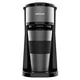 Cecotec Kaffeemaschine mit Thermoskanne Coffee 66 Drop & Go 700 W, Fassungsvermögen 420 ml, auslaufsicherer Ausguss, Dauerfilter oder Papierfilter, automatische Abschaltfunktion, Behälter mit Fenster