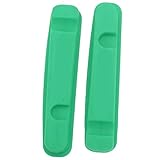 TOPBATHY Fahrrad Bremsbeläge Caliper Bremsschuhe Verschleißfest Kompatibel für Rennrad und Klapprad Verbesserte Bremskraft mit Schmutzabweisender Rillenstruktur Grün