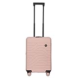 Bric's Hartschalen-Trolley Erweiterbar, Kollektion Ulisse B|Y, 4-Rollen-Koffer, Widerstandsfähig und Ultraleicht, USB-Anschluss, Integriertes TSA-Schloss, Maße: 37x55x23/27, Perlmuttrosa