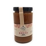 Roher Heidehonig aus Spanien - Premium Qualität - reines Naturprodukt - kaltgeschleudert - unfiltriert - herber Geschmack - leicht geleeartige Konsistenz, Größe:1000 g, Geschmack:RAW Heidekraut