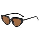 Cat Eye Mode Dreieck Rahmen Männer und Frauen Sonnenbrillen Outdoor Radfahren Fahren Pendler Trend UV400 Sonnenbrille Geschenk (Color : C, Size : 1)