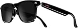 Smart Glasses, Bluetooth-Audiobrille für Damen und Herren, integriertes Open-Ear-Dual-Stereo-Mikrofon und Lautsprecher, Sonnenbrille mit Blaulichtfilter und polarisierten UV-Schutzgläsern, E13-B