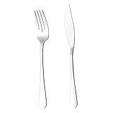 Esmeyer 156-253 Fisch-Besteck-Set Sylvia 12-teilig, Edelstahl, Silber, 18 x 24.7 x 2.6 cm