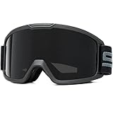 SPOSUNE Ski/Motorrad ATV Brille mit Anti-Beschlag-Doppelscheibe - Off Road Racing Dirt Bike Goggles, Schneebrille Männer Frauen