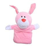 DECHOUS Handpuppe Tier Marionette Rabbit Für Interaktives Und Kreative Fantasieaktivitäten Für Eltern Kommunikation Und
