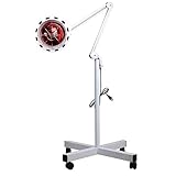 DHOUSE 275W Infrarottherapie Infrarotlampe Infrarotstrahler Infrarot Lampe mit Bodenstativ Rotlichtlampe Wärmelampe Therapielampe Heizlampe Wärmetherapie Heizung Rotlichtlampe