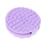 Happyyami Badebürste Körperschrubber Körperbürste Duschschrubber Für Den Körper Silikon Luffa Duschbürste Silikonschwamm Körperpeeling Schrubber Gesichtspeeling Schrubber Violett Kieselgel