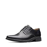 Clarks Herren Tilden Plain Derby Schwarz